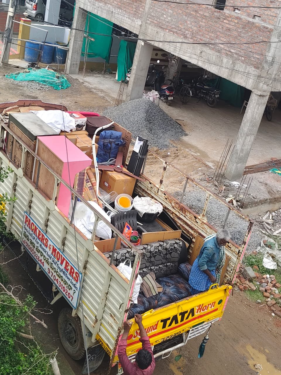 Srinu Packers and Movers recent shifting work in Ongole